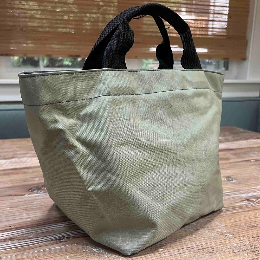 Herve Chapellier Canvas Mini Box Tote